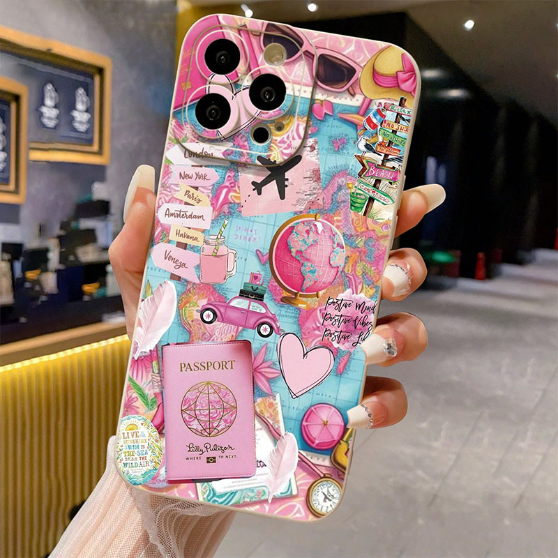 Phone Cases Rugged - غطاء هاتف مطبوع بتصميم الطائرة مضاد