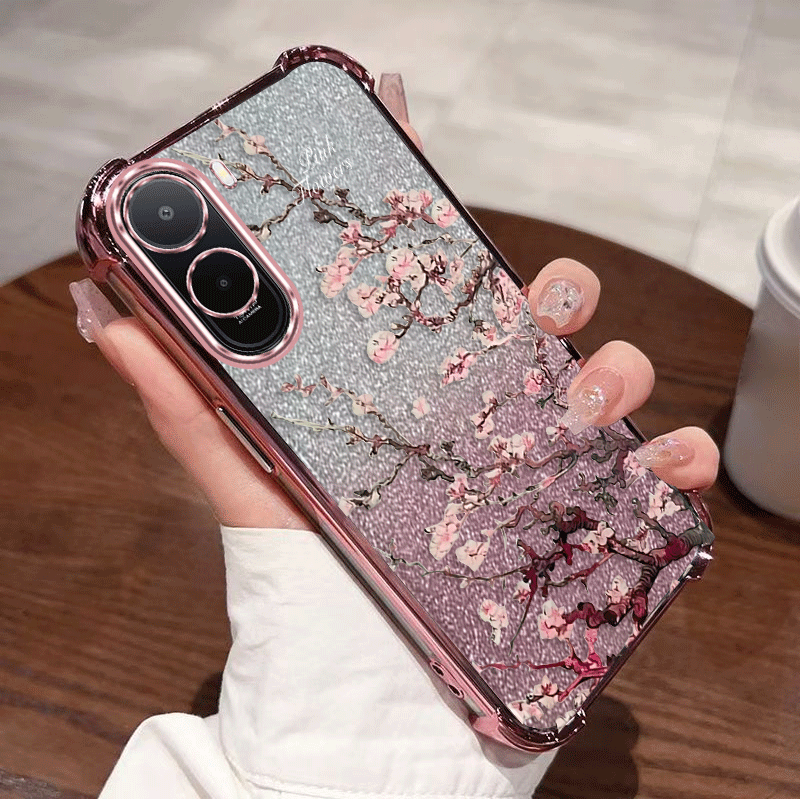 Glitter Shockproof Case - غطاء مطلي باللمعان لهاتف شاومي بوكو