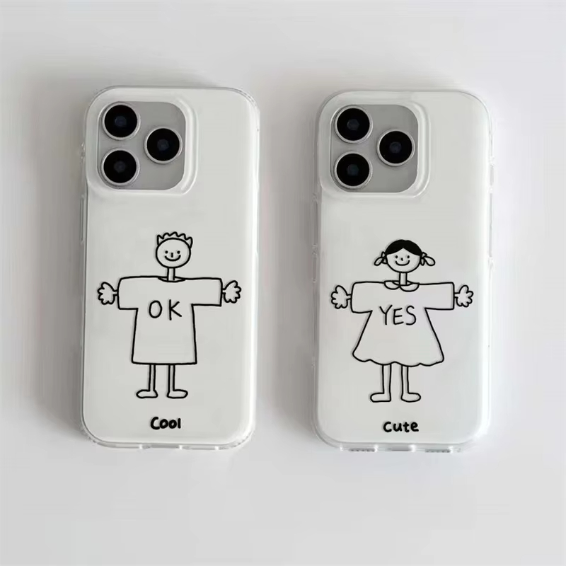 Phone Cases Drawing - جراب هاتف بتصميم كرتوني بسيط للأولاد