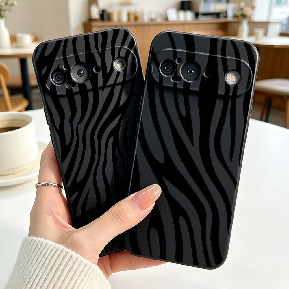 Phone Cases Zebra - غطاء سيليكون فاخر بنمط الحمار الوحشي