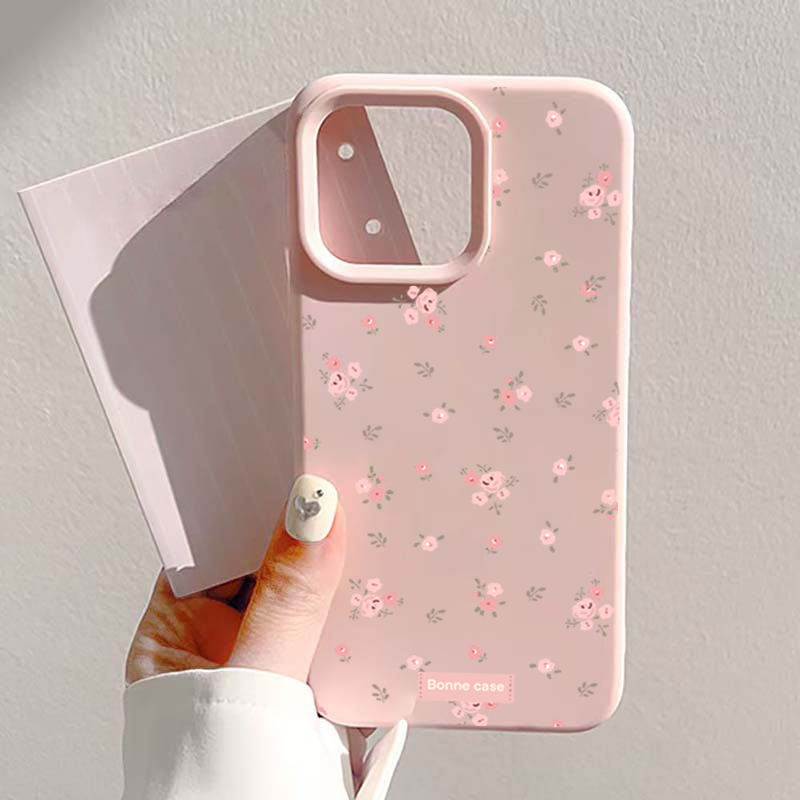 Phone Cases Pink - INS كوريا الوردي زهرة جراب هاتف