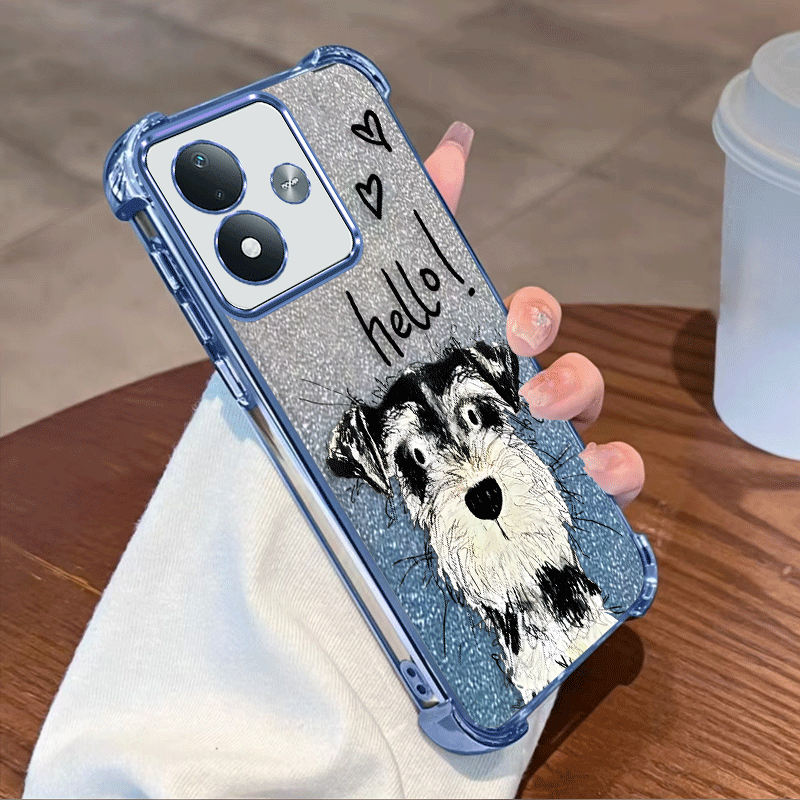 Glitter Shockproof Case - غطاء لامع لهاتف Xiaomi Redmi Note