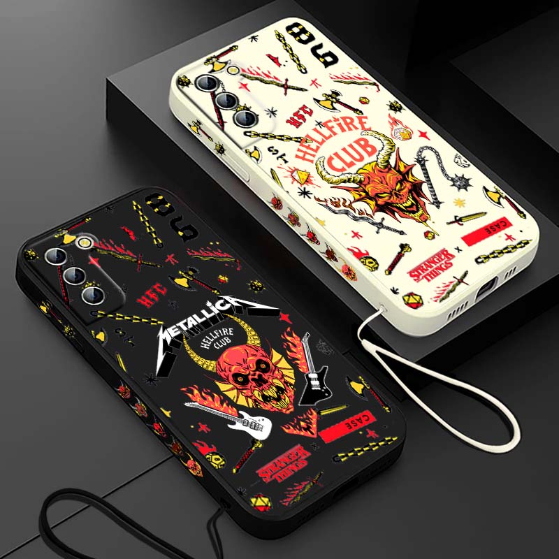 Phone Cases Galaxy S25 - غطاء هاتف سائل بتصميم شيطان الجحيم