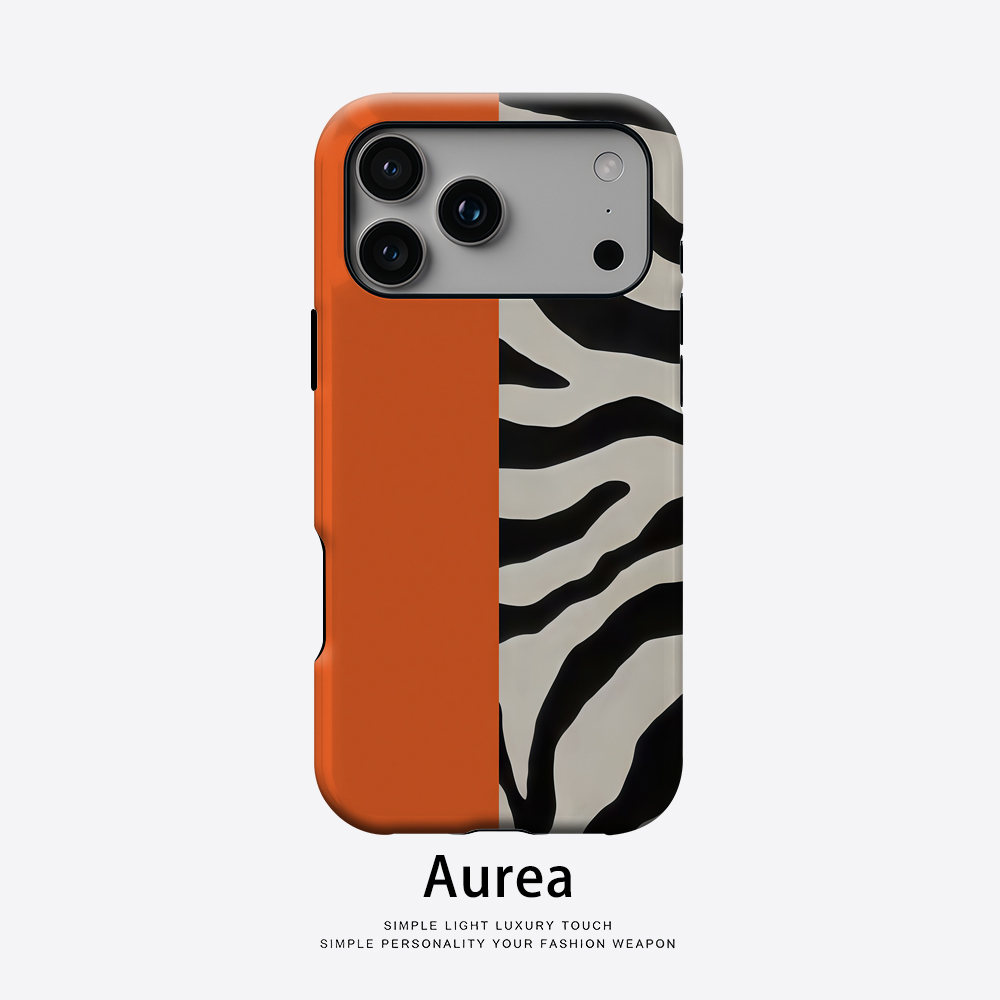 Phone Cases Zebra - غطاء هاتف بنمط الحمار الوحشي باللونين