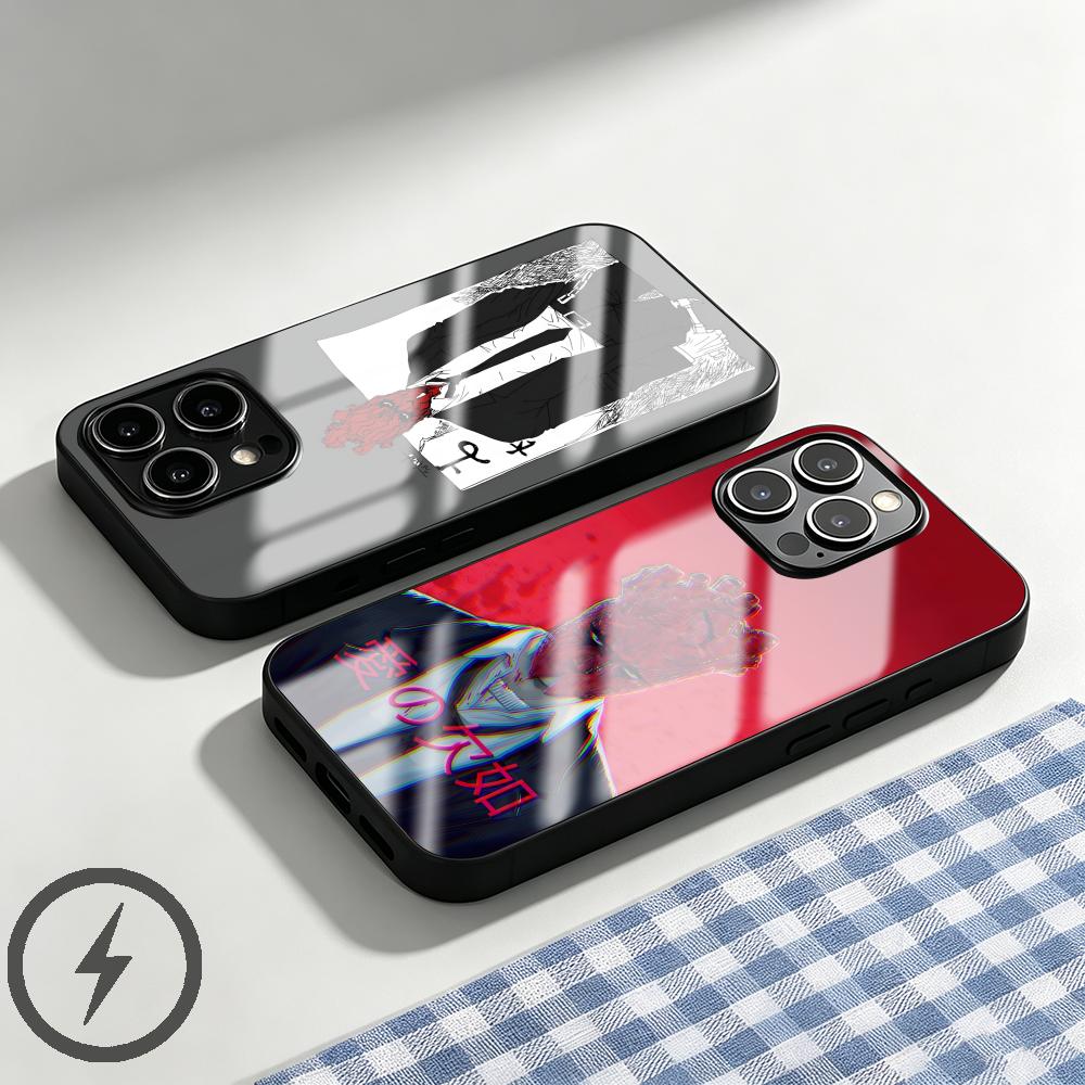 Phone Cases Iphone 17 Pro Max - جراب هاتف أنمي دوروهيدورو زجاجي مغناطيسي
