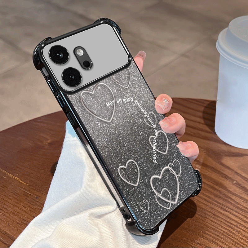 غطاء مطلي باللمعان لهاتف OPPO  - مراجعة Glitter Shockproof Case وسعره