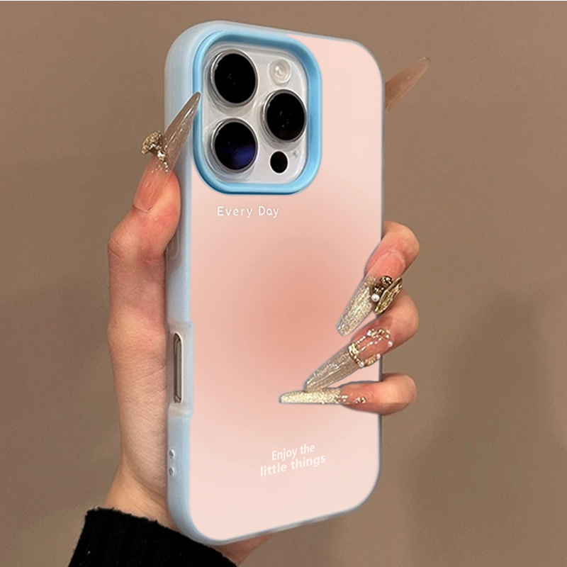 غطاء هاتف بنمط متدرج وردي لآيف - مراجعة Phone Cases Online وسعره