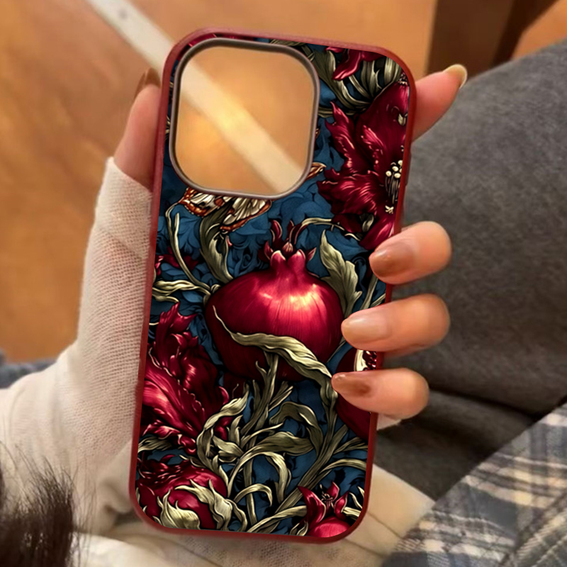 خمر الرمان بولي TPU الفن جراب  - مراجعة Phone Cases Drawing وسعره