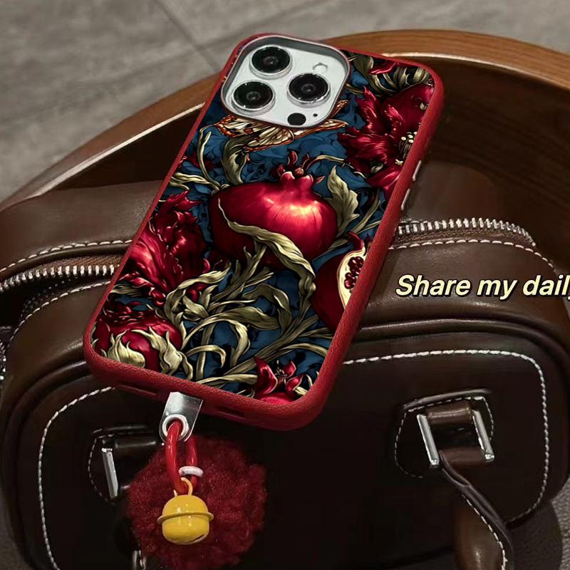 خمر الرمان بولي TPU الفن جراب  - مراجعة Phone Cases Drawing وسعره