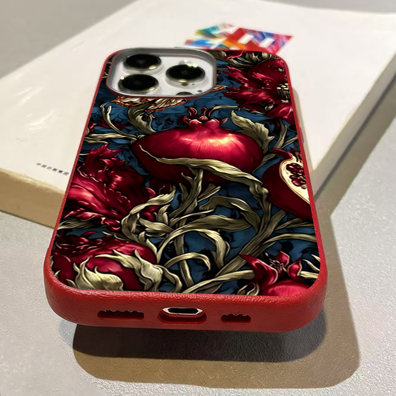 خمر الرمان بولي TPU الفن جراب  - مراجعة Phone Cases Drawing وسعره