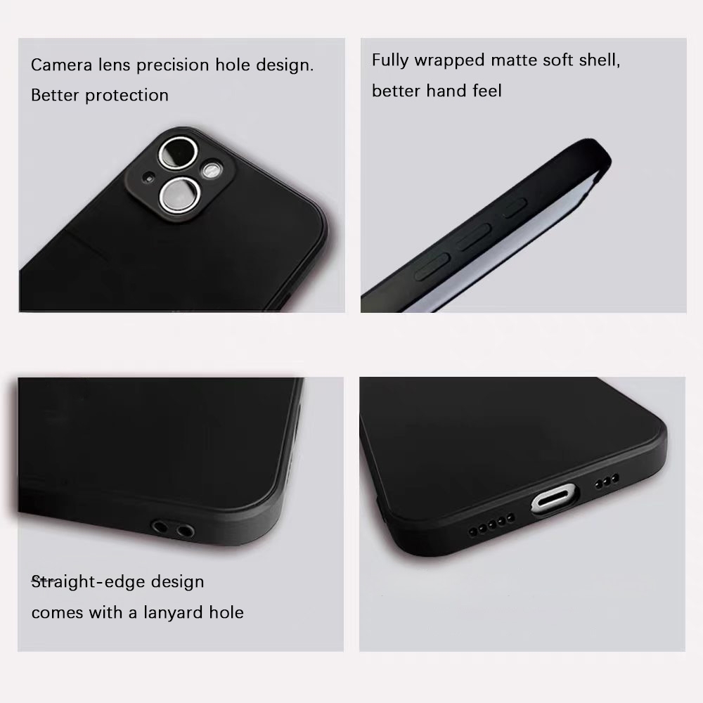 غطاء هاتف ناعم أسود مقاوم للصد - مراجعة Phone Cases Brand وسعره