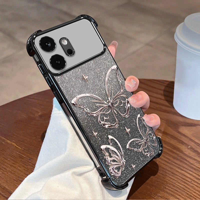 غطاء حماية لامع مطلي لهاتف موت - مراجعة Glitter Shockproof Case وسعره