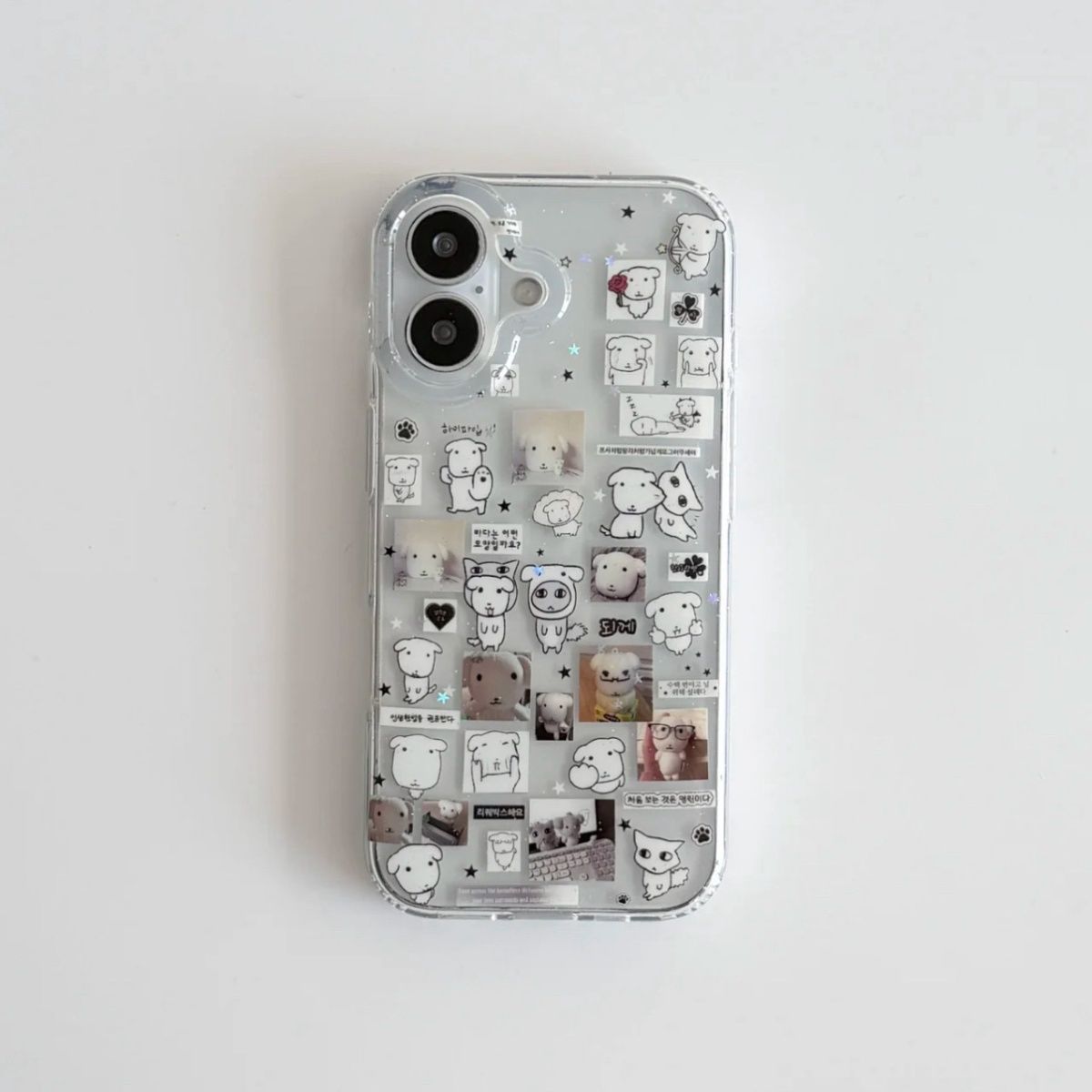 غطاء هاتف لامع بتصميم جرو كاوا - مراجعة Glitter Shockproof Case وسعره