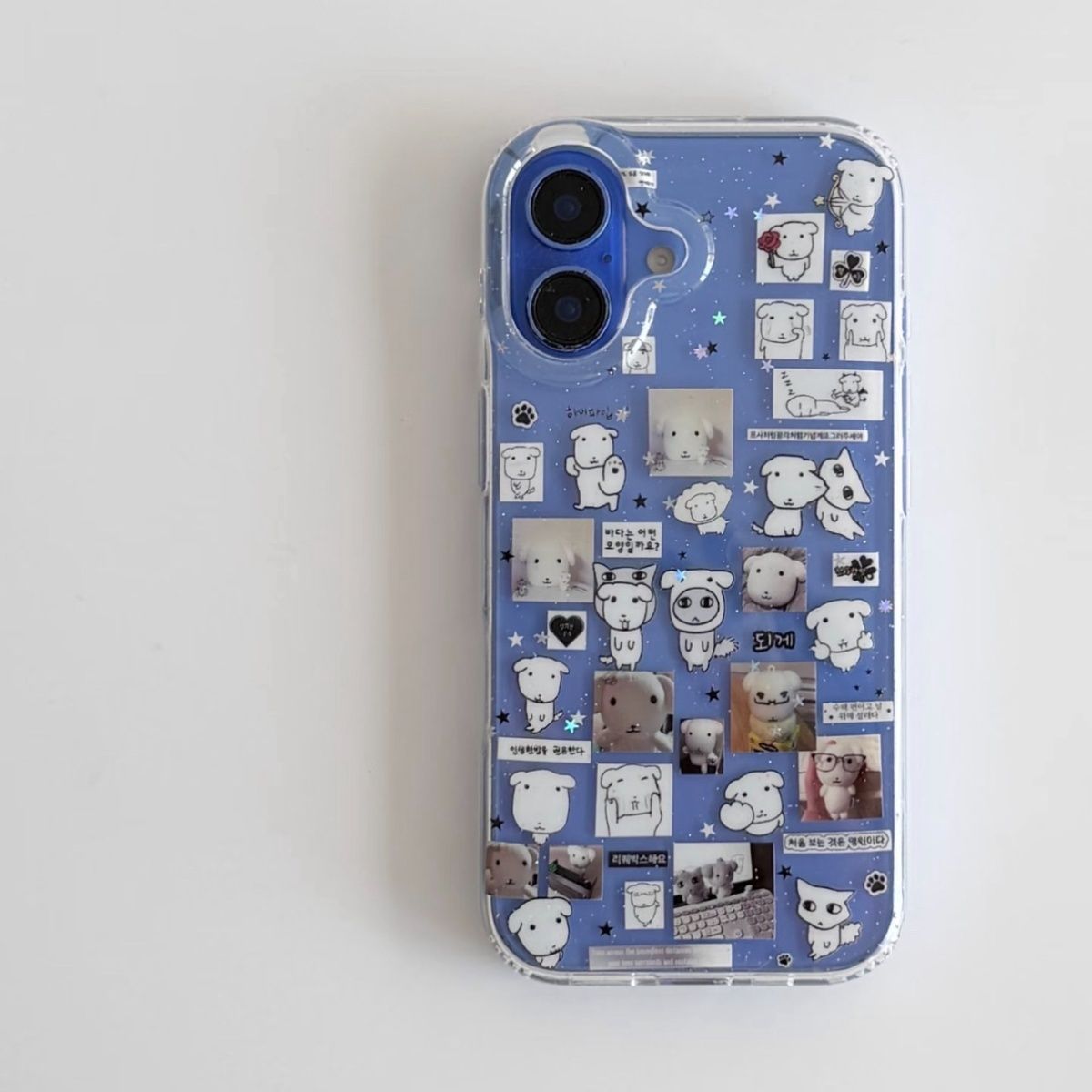 غطاء هاتف لامع بتصميم جرو كاوا - مراجعة Glitter Shockproof Case وسعره
