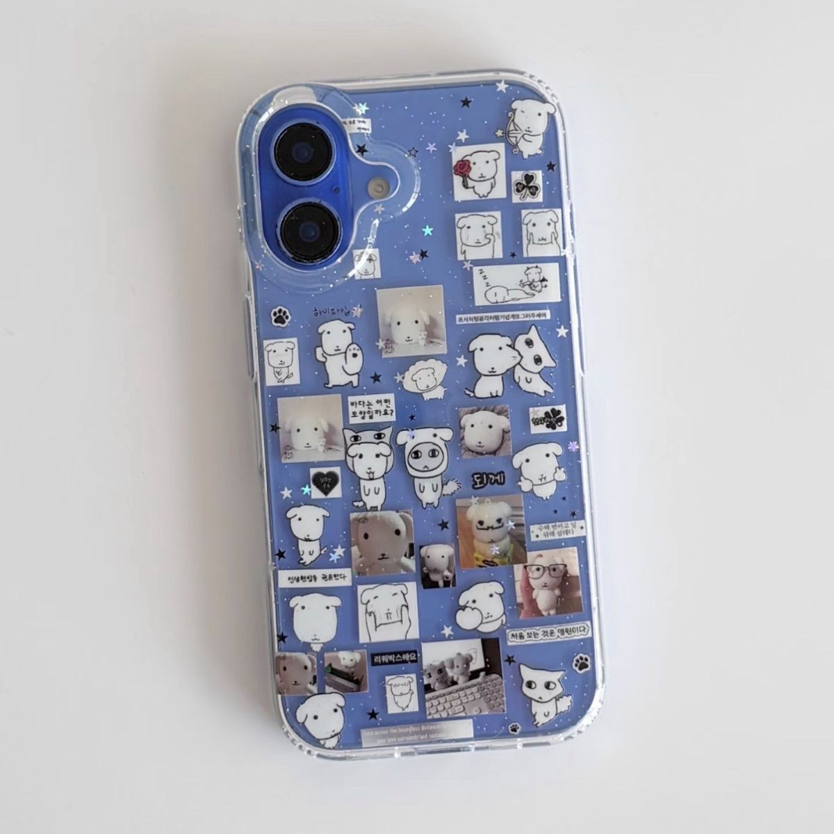غطاء هاتف لامع بتصميم جرو كاوا - مراجعة Glitter Shockproof Case وسعره