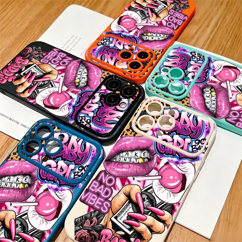 جراب هاتف بتصميم شفاه وردية وط - مراجعة Phone Cases Pink وسعره