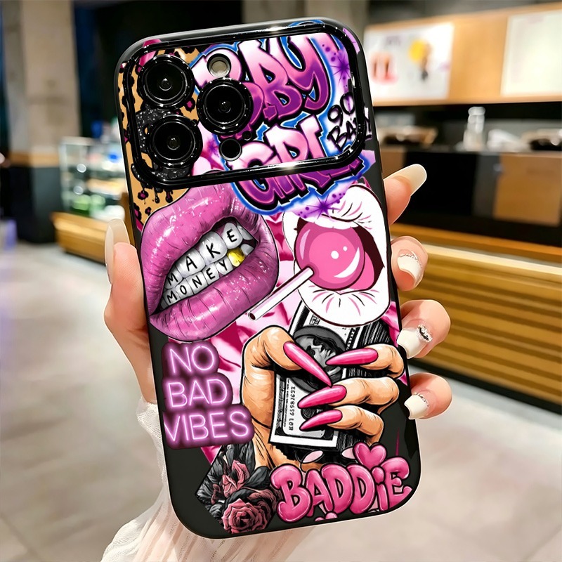 جراب هاتف بتصميم شفاه وردية وط - مراجعة Phone Cases Pink وسعره