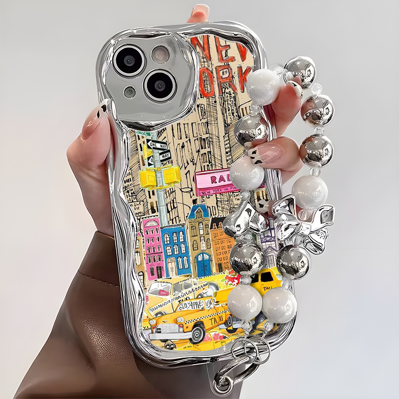 غطاء هاتف مطلي بنمط مناظر مدين - مراجعة Phone Cases York وسعره