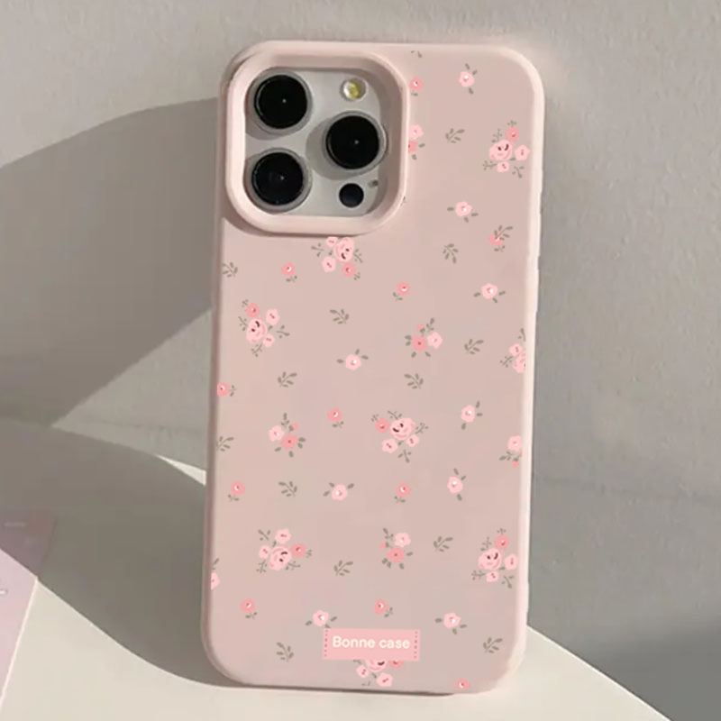 INS كوريا الوردي زهرة جراب هات - مراجعة Phone Cases Pink وسعره