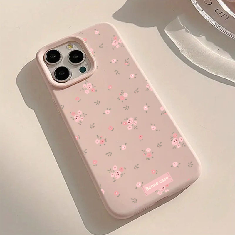 INS كوريا الوردي زهرة جراب هات - مراجعة Phone Cases Pink وسعره