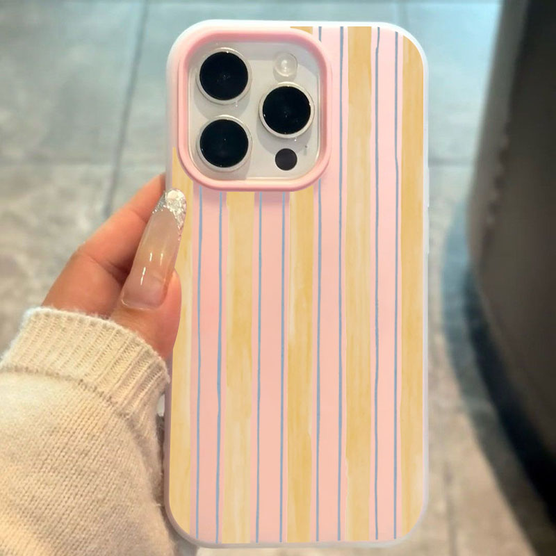 غطاء هاتف أنيق بخطوط صفراء لسا - مراجعة Phone Cases Galaxy S25 وسعره