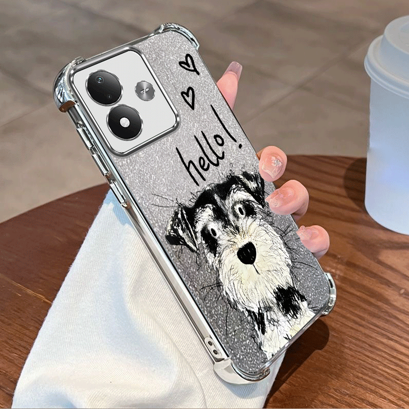غطاء لامع لهاتف Xiaomi Redmi N - مراجعة Glitter Shockproof Case وسعره