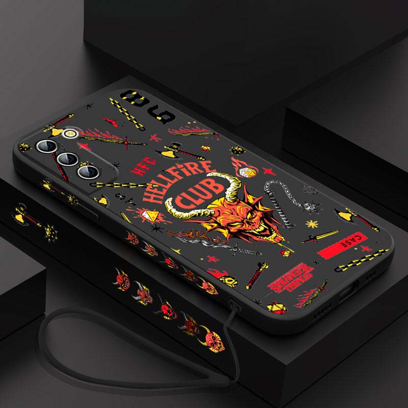 غطاء هاتف سائل بتصميم شيطان ال - مراجعة Phone Cases Galaxy S25 وسعره