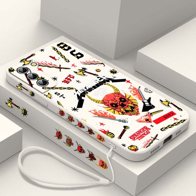 غطاء هاتف سائل بتصميم شيطان ال - مراجعة Phone Cases Galaxy S25 وسعره
