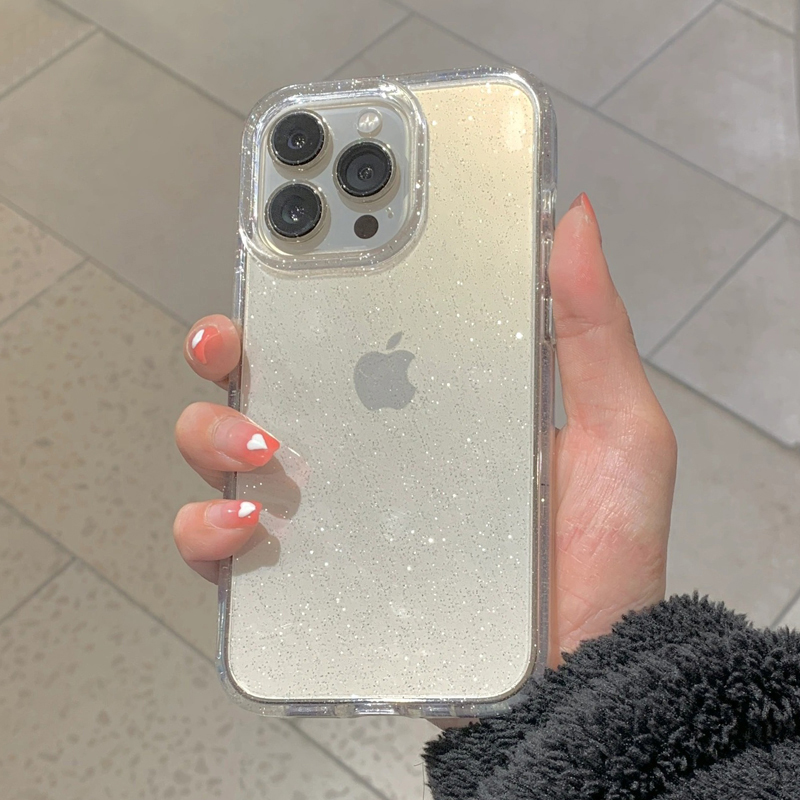 حافظة لهاتف آيفون 16 15 14 13  - مراجعة Glitter Shockproof Case وسعره