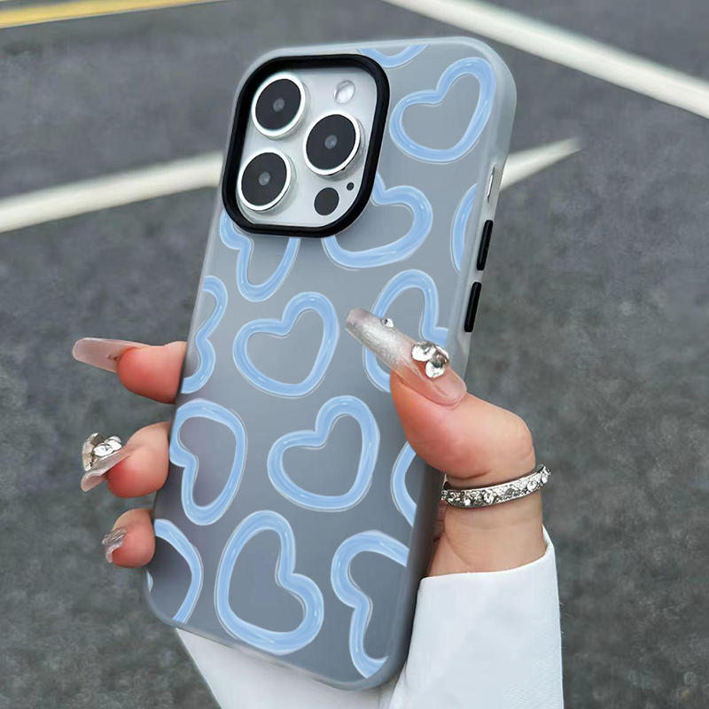 غطاء هاتف لطيف بنمط قلب مرسوم  - مراجعة Phone Cases Drawing وسعره