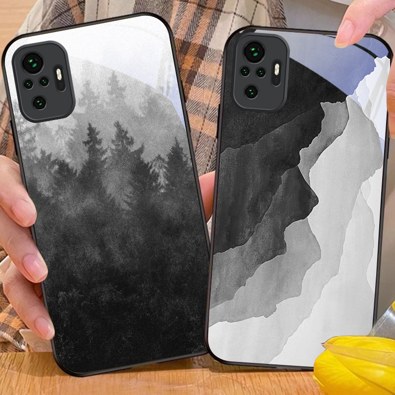 جراب هاتف زجاجي أسود بتصميم لو - مراجعة Phone Cases Drawing وسعره