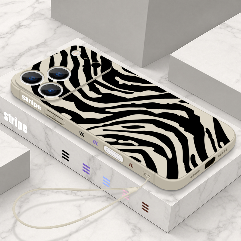 غطاء هاتف سيليكون بنمط خطوط ال - مراجعة Phone Cases Zebra وسعره