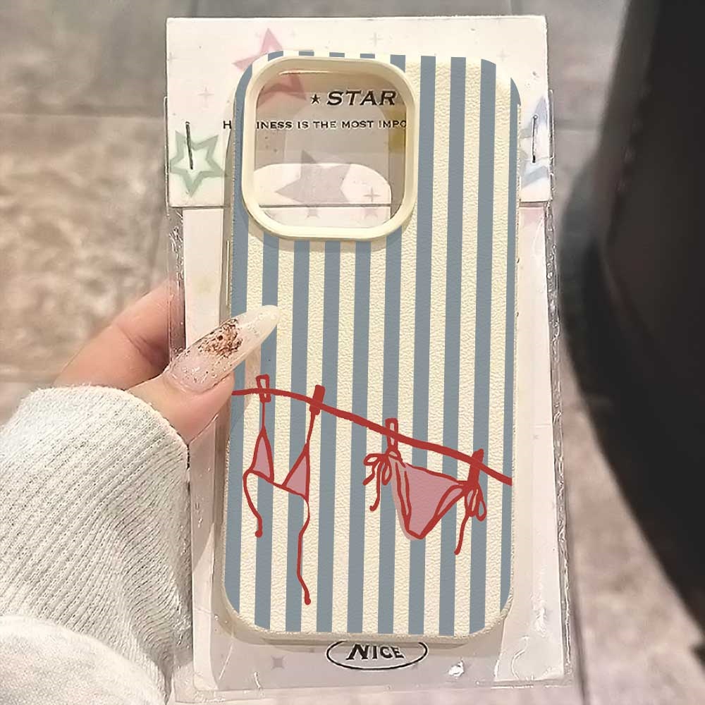 غطاء هاتف بتصميم بيكيني مخطط ب - مراجعة Phone Cases Rugged وسعره