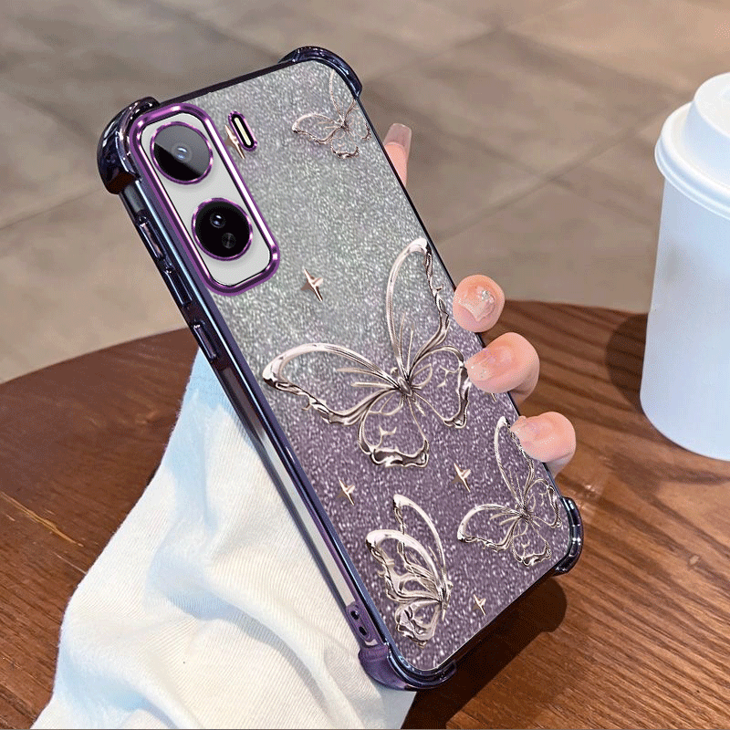 غطاء مطلي باللمعان لهاتف Vivo  - مراجعة Glitter Shockproof Case وسعره