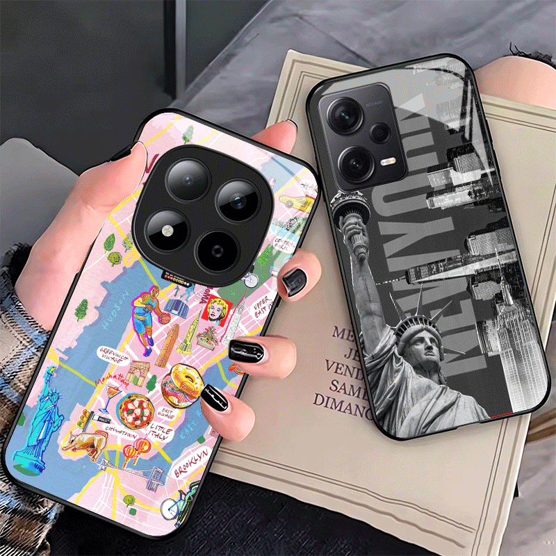 غطاء هاتف زجاجي بتصميم مدينة ن - مراجعة Phone Cases York وسعره