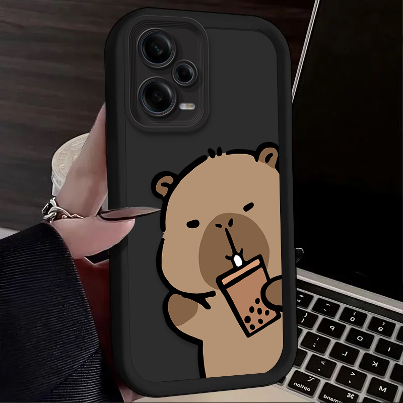 غطاء هاتف كرتوني لطيف على شكل  - مراجعة Phone Cases Xiaomi Redmi 12 وسعره