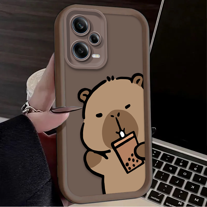 غطاء هاتف كرتوني لطيف على شكل  - مراجعة Phone Cases Xiaomi Redmi 12 وسعره