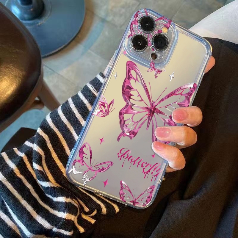 جراب هاتف Y2K بتصميم فراشة لام - مراجعة Glitter Shockproof Case وسعره