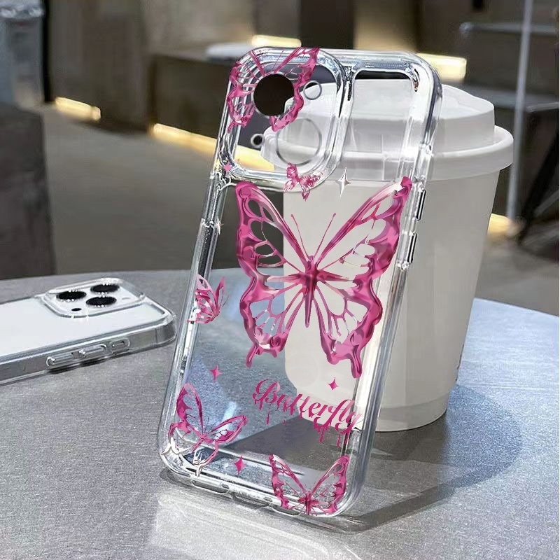 جراب هاتف Y2K بتصميم فراشة لام - مراجعة Glitter Shockproof Case وسعره