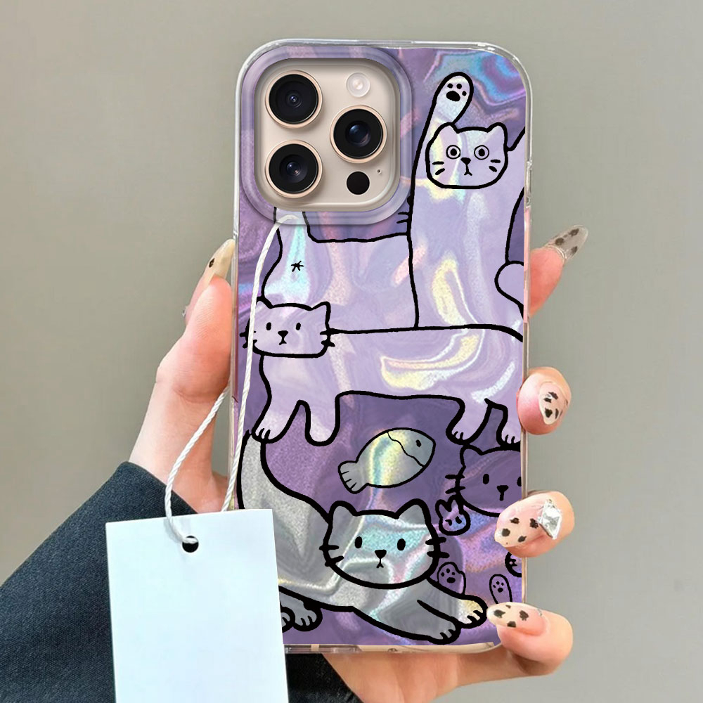الأرجواني خط القط الأسماك المي - مراجعة Phone Cases Online وسعره