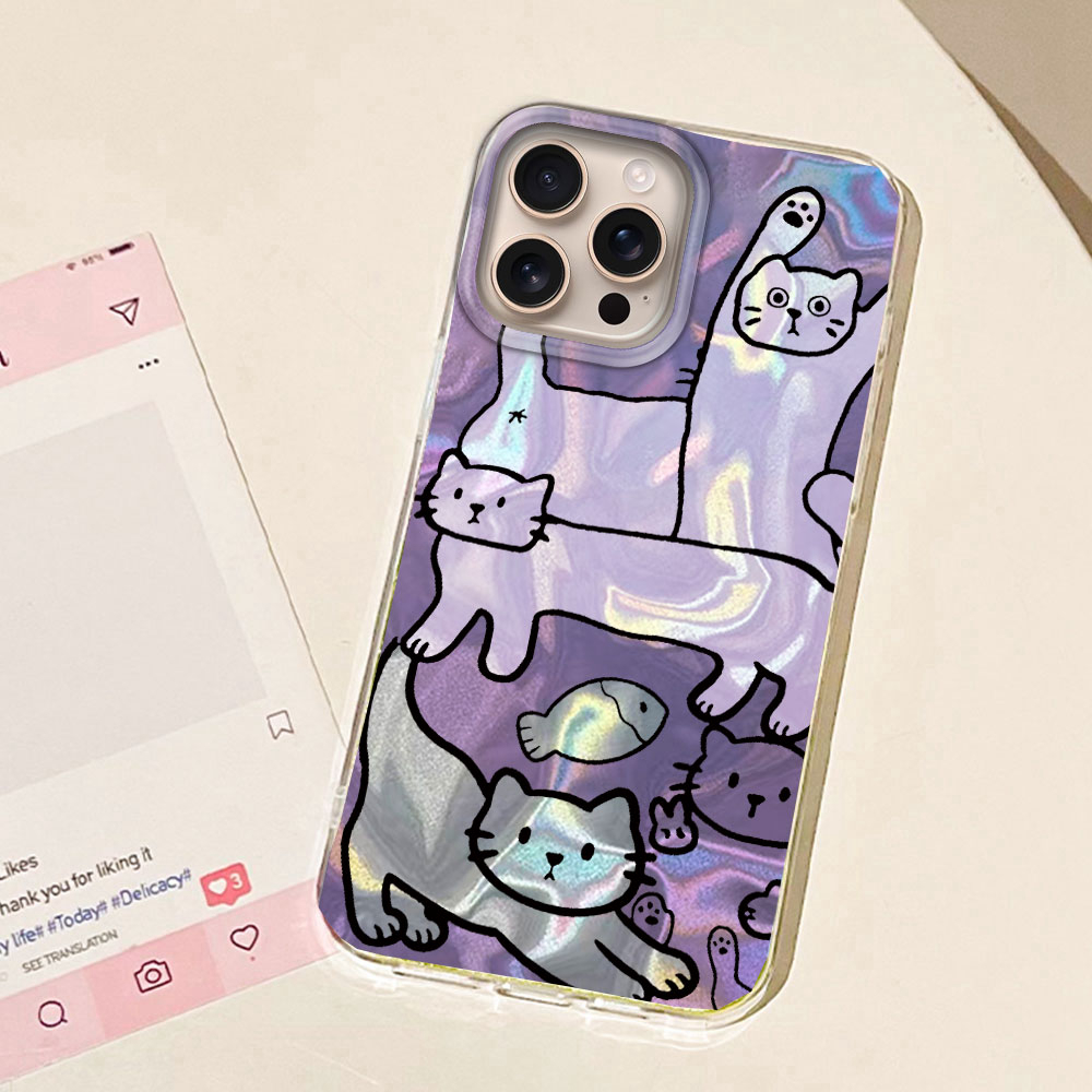الأرجواني خط القط الأسماك المي - مراجعة Phone Cases Online وسعره
