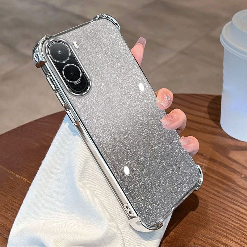 غطاء حماية شفاف لامع لهاتف Xia - مراجعة Glitter Shockproof Case وسعره