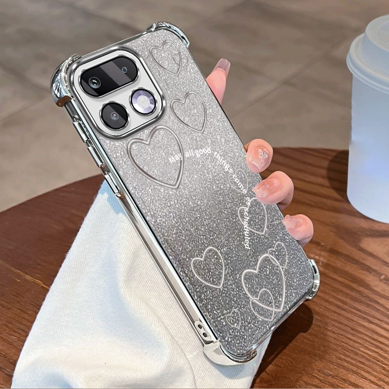 غطاء حماية لامع لهاتف Realme 1 - مراجعة Glitter Shockproof Case وسعره