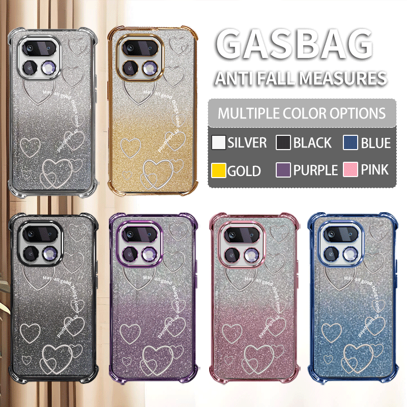 غطاء حماية لامع لهاتف Realme 1 - مراجعة Glitter Shockproof Case وسعره