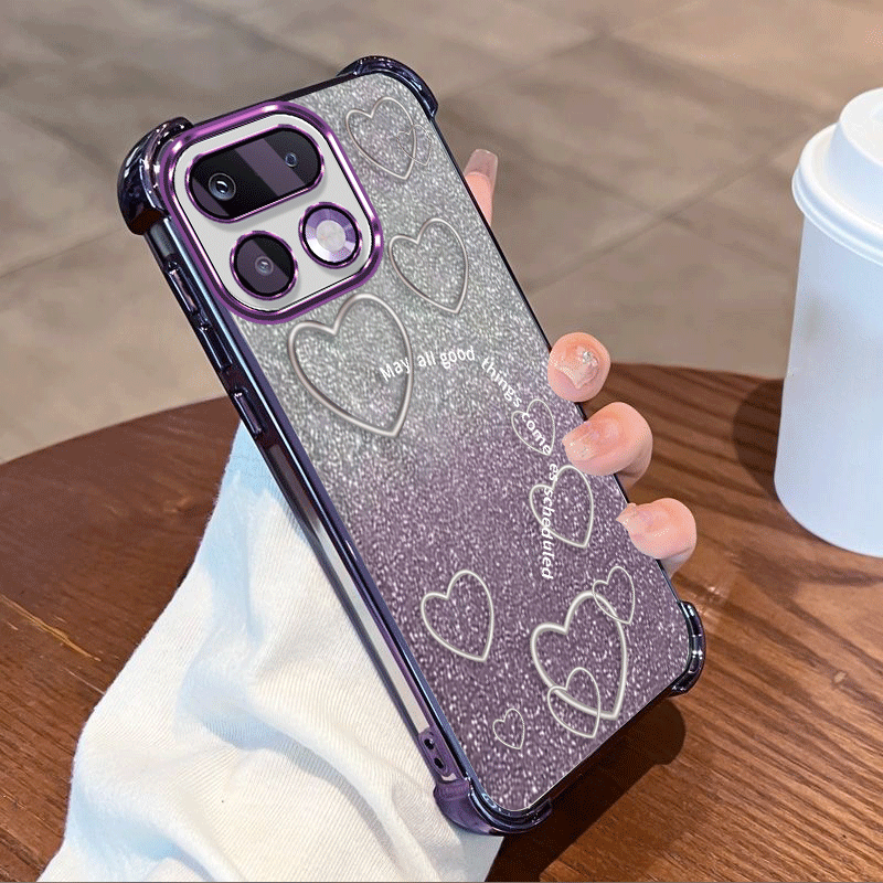 غطاء حماية لامع لهاتف Realme 1 - مراجعة Glitter Shockproof Case وسعره