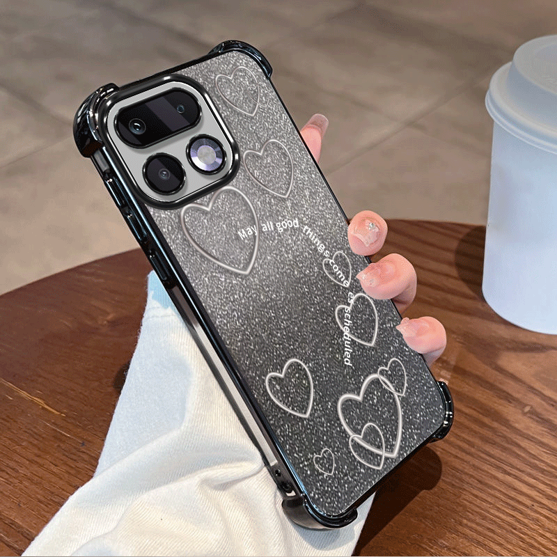 غطاء حماية لامع لهاتف Realme 1 - مراجعة Glitter Shockproof Case وسعره